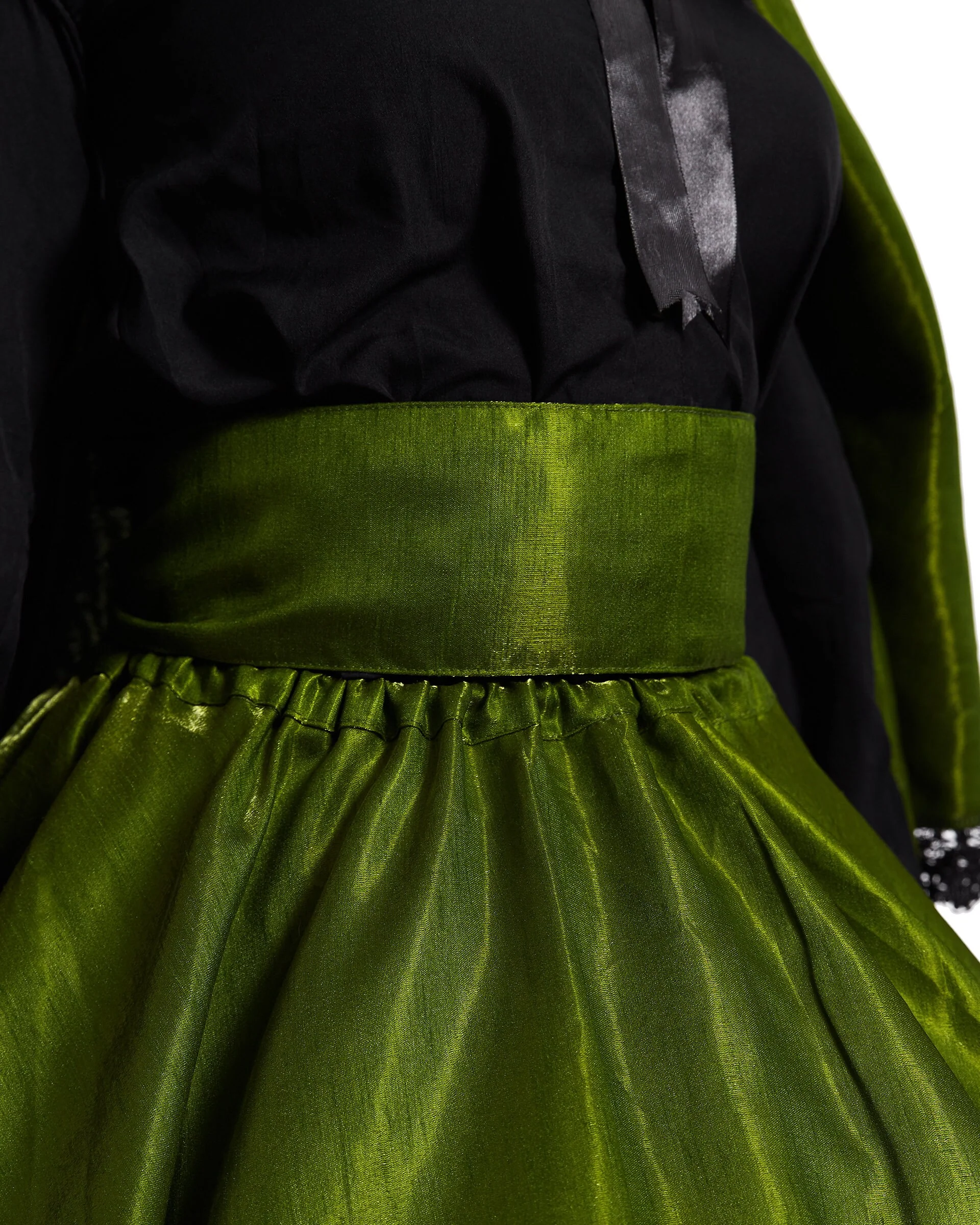 Civil War - Historical Reenactment - Dickens - Victorian Women Costume - Fantasy Cosplay Organza Skirt Cape & Sash - Reminisce Brand - Image 6