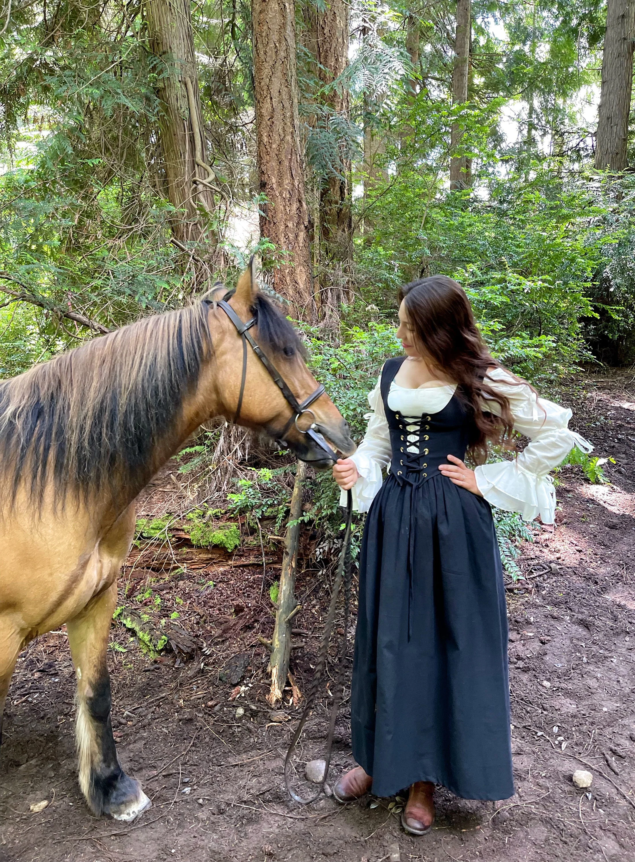 The Horse Whisperer ~ Fantasy Equestrian Rider  3 Piece 100% Cotton Costume - Image 8