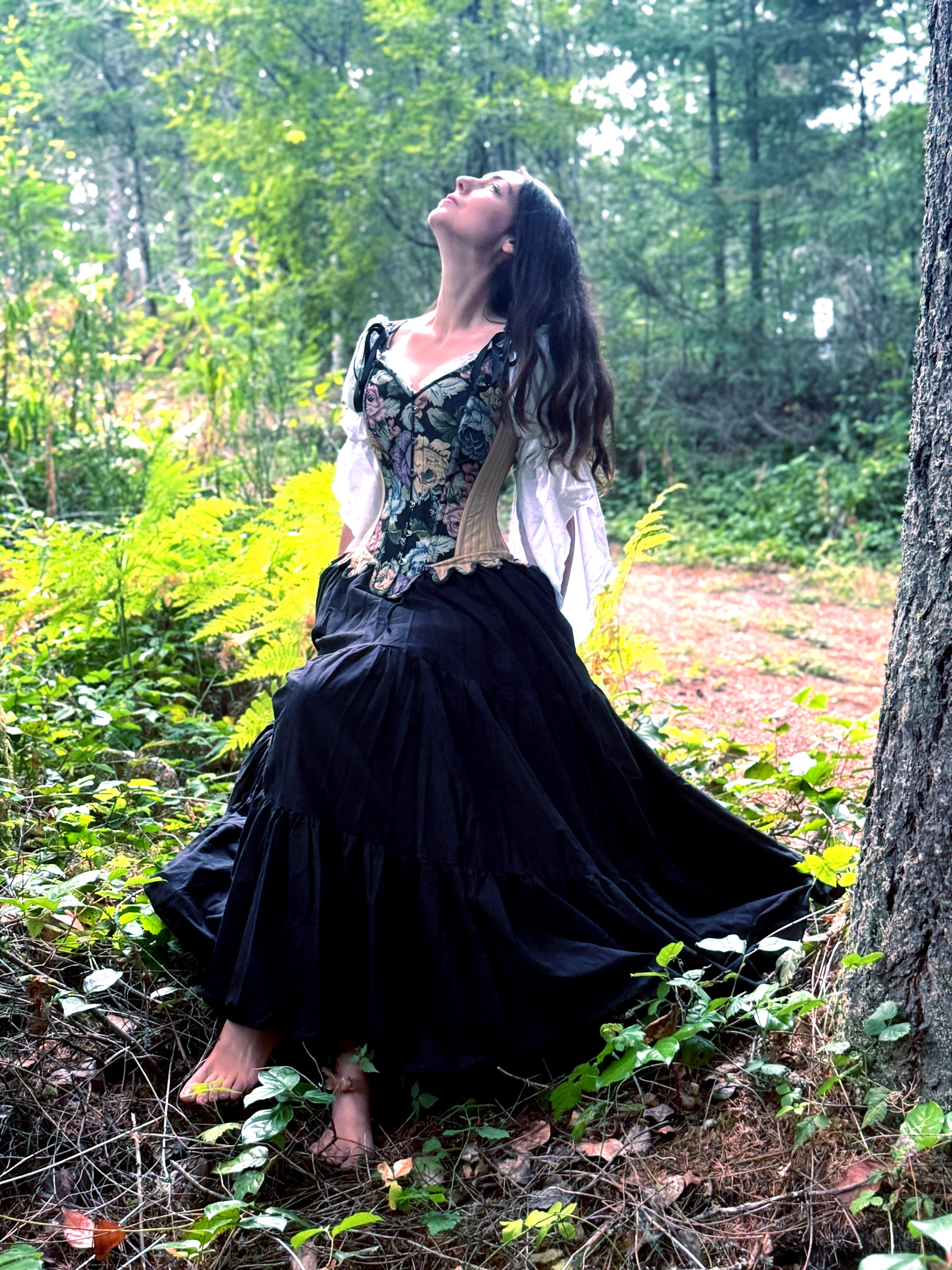 The Scarborough - Women Renaissance Corset - Cotton Skirt - Costume - Medieval Fantasy Cosplay - - Image 3