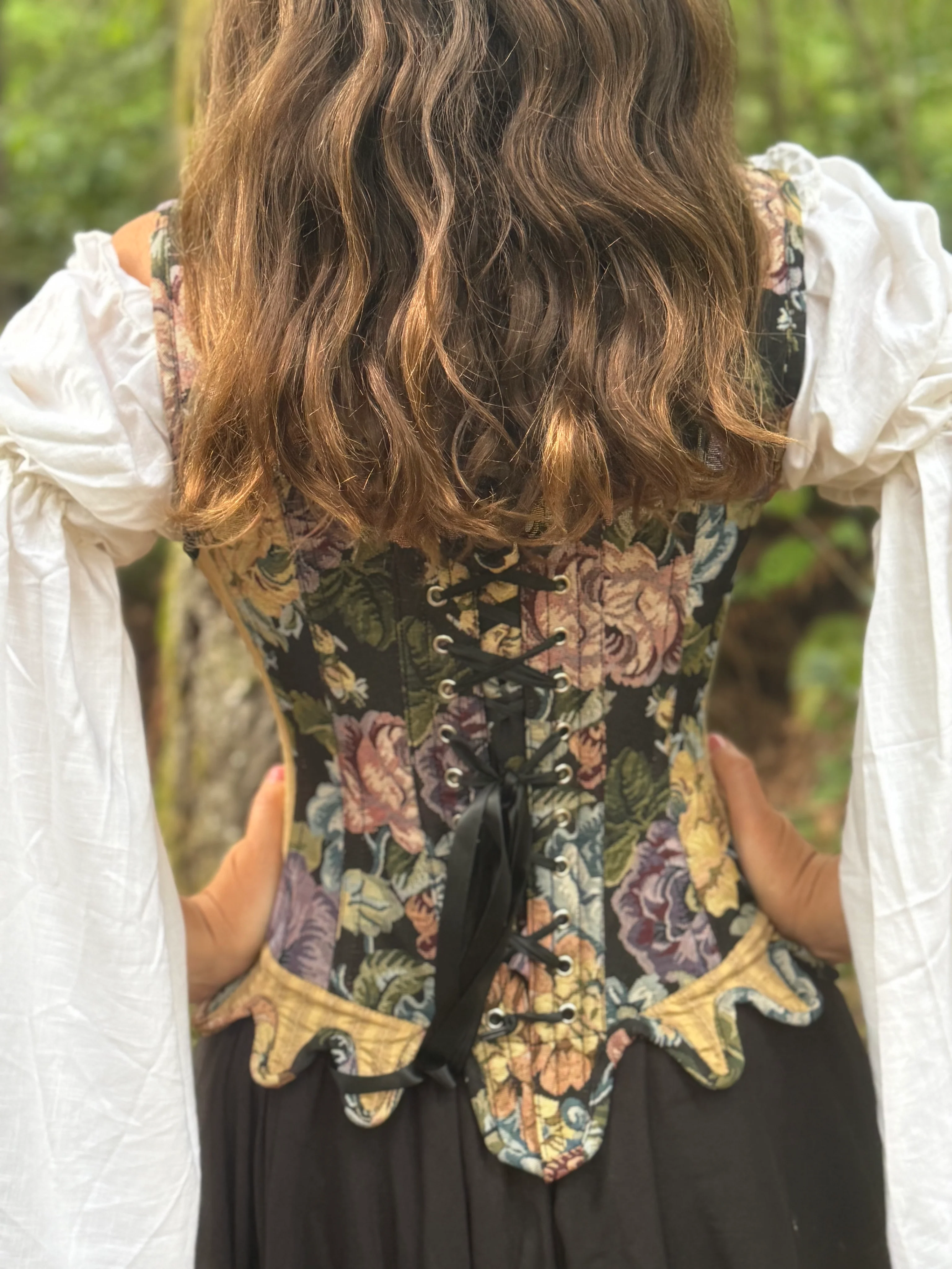 The Scarborough - Women Renaissance Corset - Cotton Skirt - Costume - Medieval Fantasy Cosplay - - Image 5
